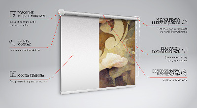 Store enrouleur Fleurs roses