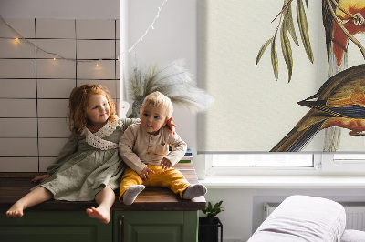 Store enrouleur Deux oiseaux sur une branche