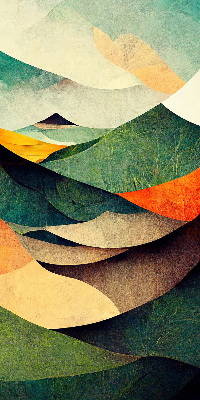 Store intérieur Collines abstraites