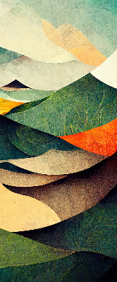 Store intérieur Collines abstraites