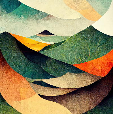 Store intérieur Collines abstraites