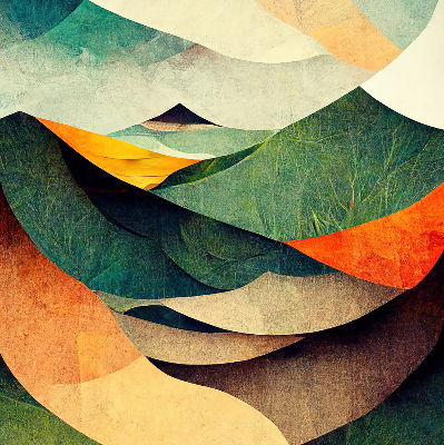 Store intérieur Collines abstraites