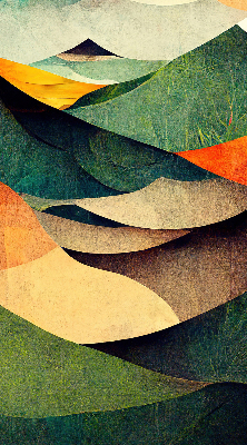 Store intérieur Collines abstraites