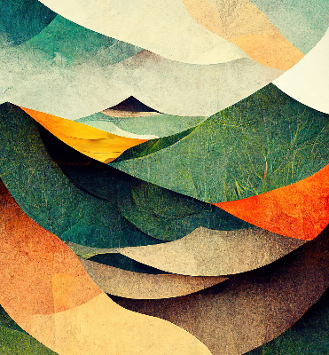 Store intérieur Collines abstraites