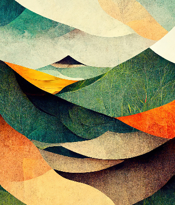 Store intérieur Collines abstraites