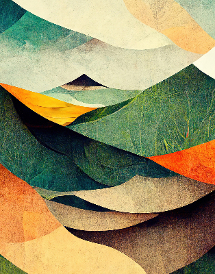 Store intérieur Collines abstraites