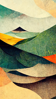 Store intérieur Collines abstraites