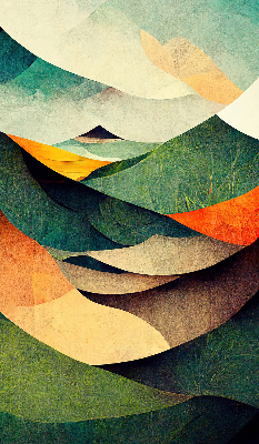 Store intérieur Collines abstraites