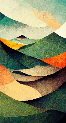 Store intérieur Collines abstraites