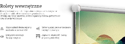 Store enrouleur Montagnes abstraites