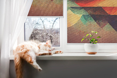 Store enrouleur Montagnes abstraites