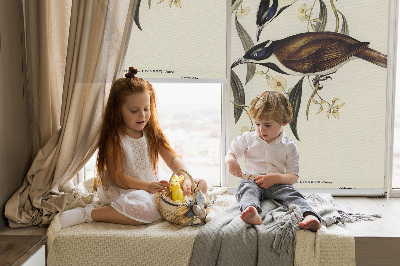 Store intérieur Oiseaux sur un arbre