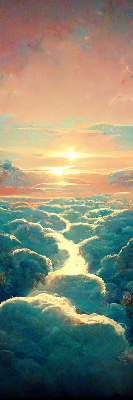 Store enrouleur Coucher de soleil