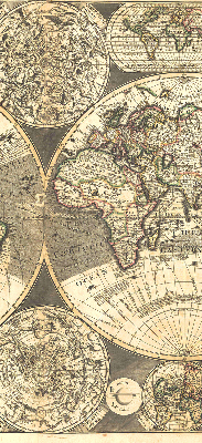 Store intérieur Carte du monde