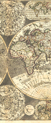 Store intérieur Carte du monde