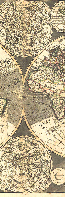 Store intérieur Carte du monde