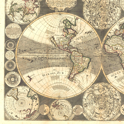 Store intérieur Carte du monde