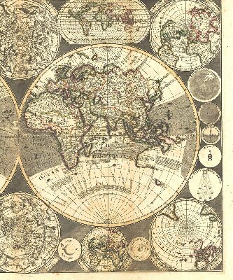 Store intérieur Carte du monde