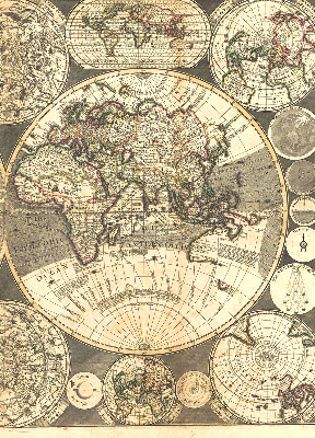 Store intérieur Carte du monde