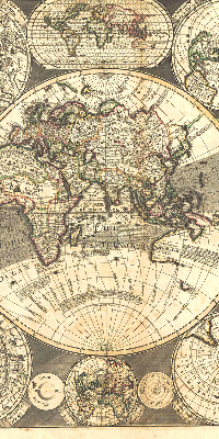 Store intérieur Carte du monde