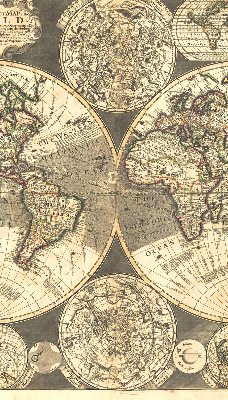 Store intérieur Carte du monde