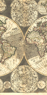 Store intérieur Carte du monde