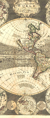 Store intérieur Carte du monde