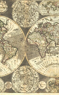 Store intérieur Carte du monde