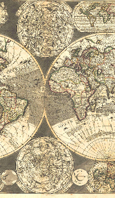 Store intérieur Carte du monde