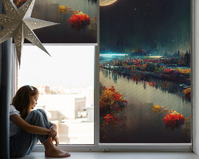 Store enrouleur Rivière au clair de lune