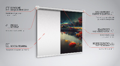 Store enrouleur Rivière au clair de lune