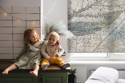 Store intérieur Feuilles réfléchies