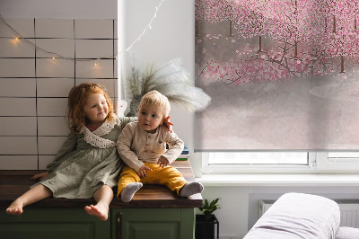 Store intérieur Jardin de cerisiers en fleurs