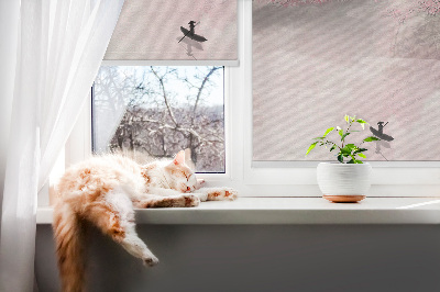 Store intérieur Jardin de cerisiers en fleurs
