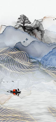 Store enrouleur Montagnes floues