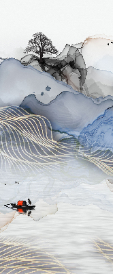 Store enrouleur Montagnes floues