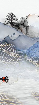 Store enrouleur Montagnes floues