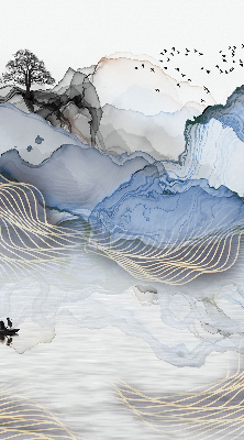 Store enrouleur Montagnes floues