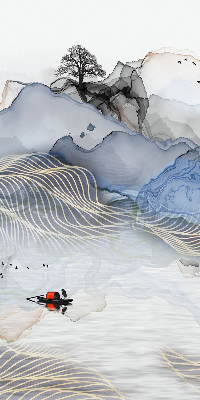 Store enrouleur Montagnes floues