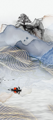 Store enrouleur Montagnes floues