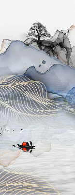 Store enrouleur Montagnes floues