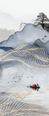 Store enrouleur Montagnes floues