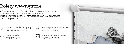 Store enrouleur Montagnes floues