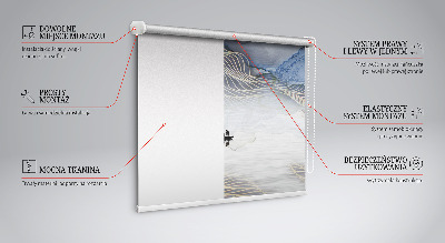 Store enrouleur Montagnes floues