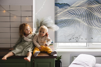 Store enrouleur Montagnes floues