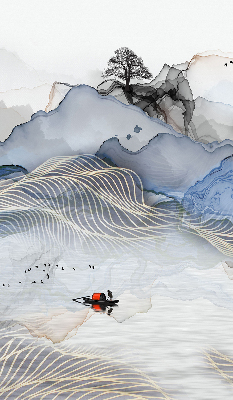 Store enrouleur Montagnes floues