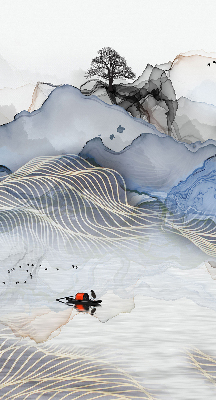 Store enrouleur Montagnes floues