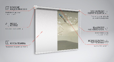 Store intérieur Oiseaux sur une branche