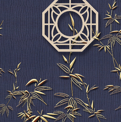 Store enrouleur Le lac derrière les fleurs