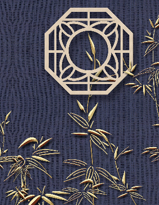 Store enrouleur Le lac derrière les fleurs